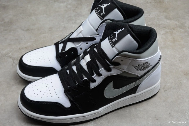 Mid 1 AIR Jordan 554724-073 Shadow White 0805